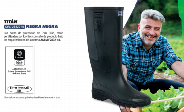 Botas Titan Negro Para Hombre Y Mujer Croydon - Imagen 8